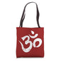 Distressed Om Meditation Spiritual Indian Yoga Symbol Om Tote Bag