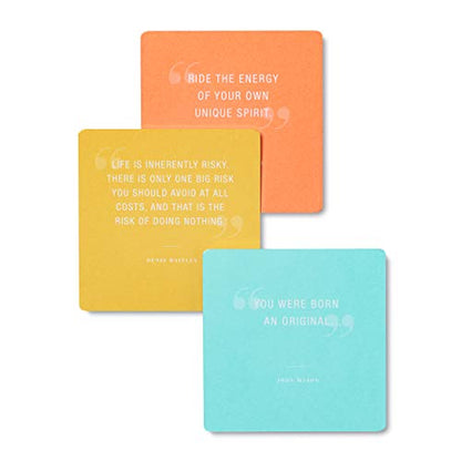 Compendium Weekly Reflections Card Set — 52 Inspiring Quotes, One Card for Each Week of the Year, Includes Desktop Display Stand - color: Weekly Reflections Card Set