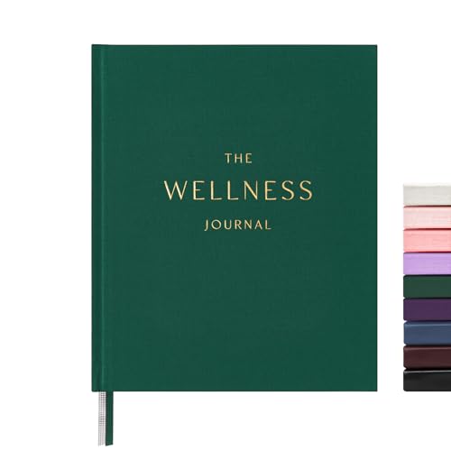 &And Per Se Wellness Journal, Self Care & Daily Journal for Women, Mental Health Planner with Habit Tracker, Diet & Goals, Undated, Gift-Ready (Forest Green) - color: C-Forest Green