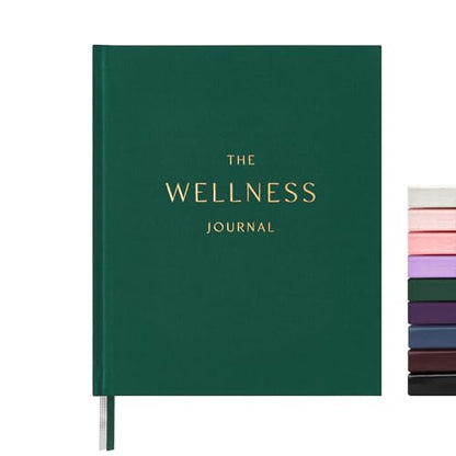 &And Per Se Wellness Journal, Self Care & Daily Journal for Women, Mental Health Planner with Habit Tracker, Diet & Goals, Undated, Gift-Ready (Forest Green) - color: C-Forest Green