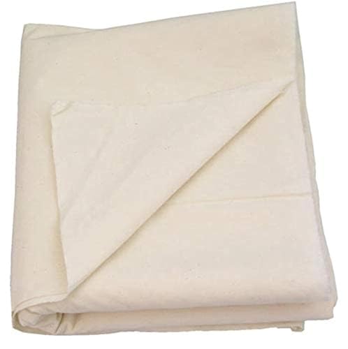 AK TRADING CO. Muslin Fabric/Textile Unbleached - Draping Fabric - Natural 5 Yards Medium Weight - 100% Cotton (63in. Wide) - color: Natural Unbleached, size: 5 Yards