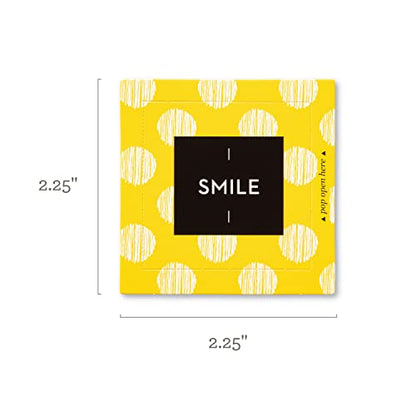 Compendium ThoughtFulls Pop-Open Cards — 2-Pack of Smile, Happy Day — 60 Pop-Open Cards, Each with a Different Message Inside - color: Smile, Happy Day