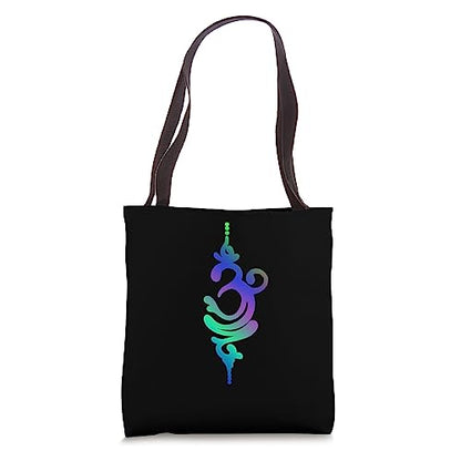 Breathe Symbol Meditation Yoga Chakra Mindfulness Hinduism Tote Bag