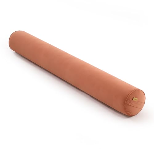 Body Pillow for Adults,Long Round Pillow,Big Cylindrical Pillow,Large Full Bolster Pillows for Side Sleepers (Amber Orange, 59"*7.87") - color: Amber Orange, size: 59"*7.87"