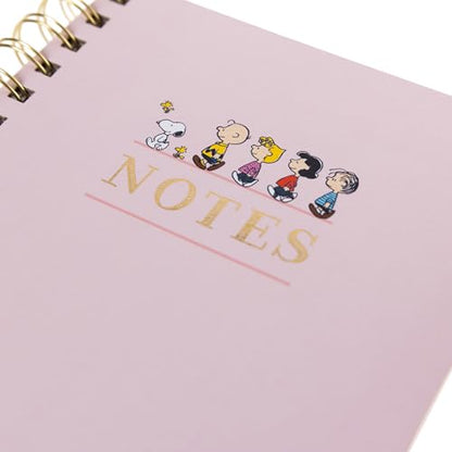 Graphique Peanuts Spiral-Bound Everyday Journal | Hardcover Notebook for Daily Writing | High Quality Paper Stationery for Office or Home | 6.25 x 8.25 Inches with 160 Lined Pages - color: Peanuts