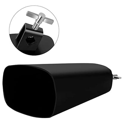 Eastrock 7 inch Metal Steel Cow Bells Noise Makers Hand Percussion Cowbell with Stick for Drum Set - size: 7''