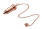 Pencil Design Openable Copper Pendulum for Reiki Healing, Dowsing & Chakra Balancing – Divination & Meditation Tool for Energy Cleansing - color: Pointed Pencil Design