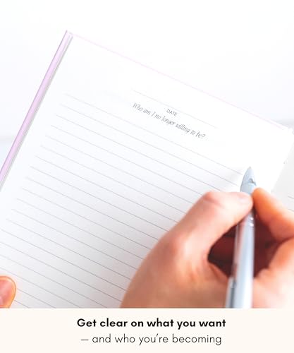Lamare Guided Journal for Women with Prompts - One Question a Day Reflection Journal Prompts for Healing, Gratitude, and Mindfulness - Self Care Routine & Mental Health Gift - Baby Blue - color: Baby Blue