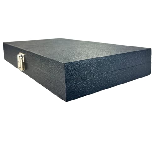 BIN BUDDY Show Case & Collector's Box | Size 8.5" x 14.75" x 2" | Secure Latch | Great For Storing & Displaying Jewelry, Watches, Collections & Art Equipment