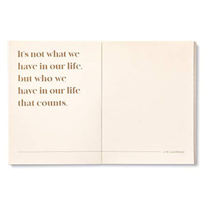 A Year of Connection Card Kit by Compendium - A Boxed Note Card Kit to Inspire 52 Weeks of Meaningful Moments - color: Cream & Blue: A Year of Connection