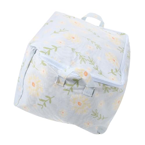 Multipurpose Storage Bag Quilt Storage Bag for Bedroom Clothes Organizer Cotton Material Easy to Carry Handles Wide Application for Luggage and Clothing