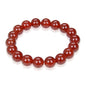 Adabele 1pc Natural Stretch Gemstone Bracelet 10mm (0.39") Bead 7 Inch to 8.5 Inch Healing Crystal Energy Quartz Chakra Jewelry Women Birthday Unisex Gift - color: Carnelian, size: 7.5 inch