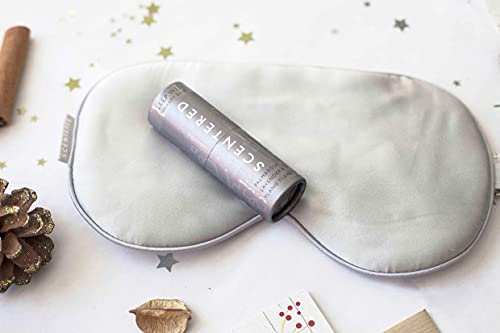 Scentered Sleep Essentials Travel Sleep Gift Set - Aromatherapy Sleep Well Balm, Luxury Silk Eye Mask & Ear Plugs for Sleeping - Lavender Essential Oil Blend - Self-Care Gifts for Women - size: Eye Mask, Travel Balm & Ear Plugs in Travel Pouch