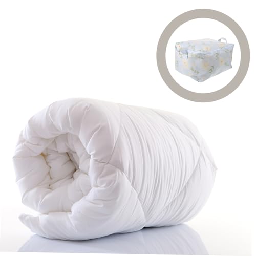 Multipurpose Storage Bag Quilt Storage Bag for Bedroom Clothes Organizer Cotton Material Easy to Carry Handles Wide Application for Luggage and Clothing