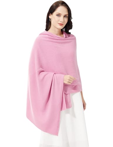 Soft Cashmere Blend Wrap Chic Scarf Stole for Women Wayfarer Travel Extra Large 87"x28" - color: Candy