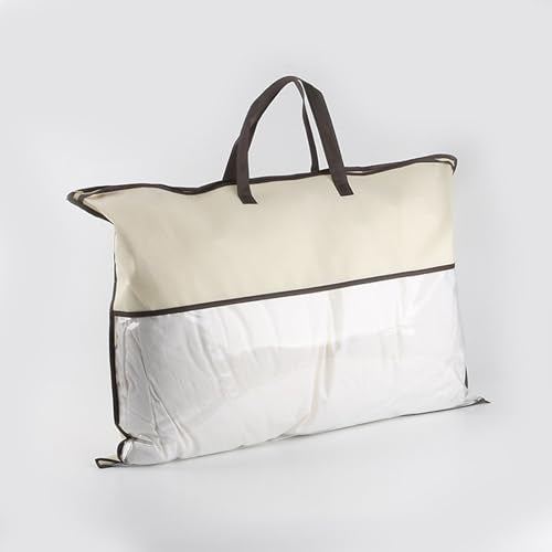 40x55cm Nonwoven Zippered Pillow Storage Bag with Handles Organizers for Bedding Clothes Travel