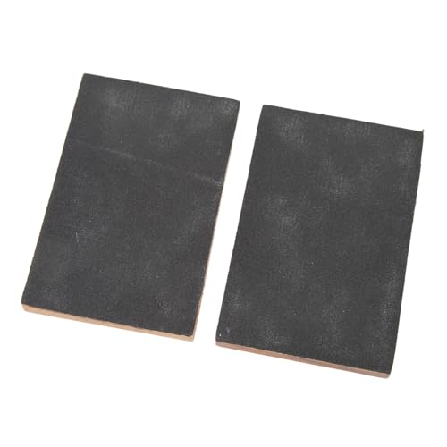 1 Pair Wooden Music Sand Block, 4x2.5inch Sandpaper Soundboard Sand Block Wood Block Musical Instrument Rhythm Learning Percussion Instrument for Playing Performance Dance