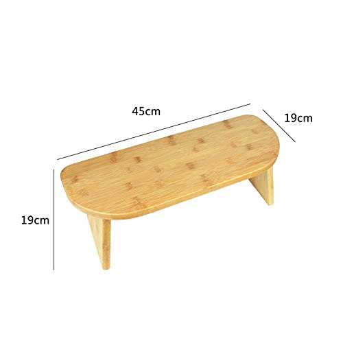 Kneeling Meditation Bench with Foldable Legs & Cushion - Perfect Kneeling Stool Ergonomic Bamboo Yoga Bench for Extended Practice - Includes Carrying Bag
