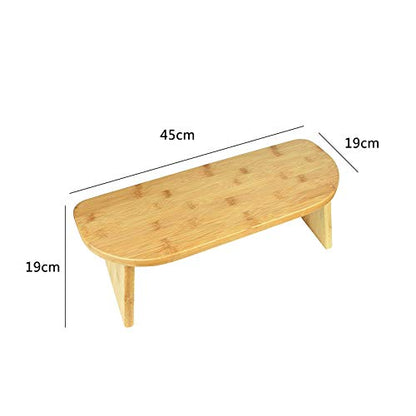 Kneeling Meditation Bench with Foldable Legs & Cushion - Perfect Kneeling Stool Ergonomic Bamboo Yoga Bench for Extended Practice - Includes Carrying Bag