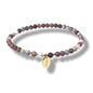 Morchic 4mm Natural Gemstone Beads Stretch Bracelet for Women, With Freshwater Pearls, Energy Gem Birthday Gift for Her 7.2” - color: Botswana Agate