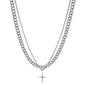 Y2k Irregular Necklace Star Pendant Moonlight Stone Fashion Collar Chain Design Spicy Silver Jewelry for Women - color: Style22