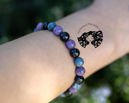 Calming Anxiety Bracelet, Reiki Infused, Energy Bracelet, Reiki Gift, Reiki jewelry, Gemstone bracelets, Crystal bracelets