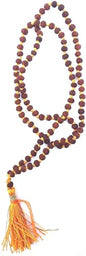 Rudraksh Mala, Natural Himalayan Genuine Original Rudraksha Rosary - style: Rudraksh Jaap mala 2-3MM