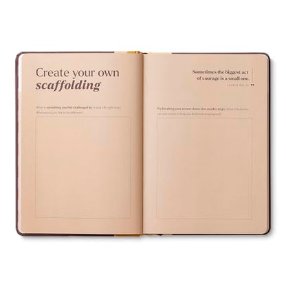 Compendium – Confidence Every Day Guided Journal: A Daily Practice for Strength and Courage – A 5-Minute a Day Personal Growth Notebook – An Inspiring Daily Journal for Forming New Habits - color: Confidence Plum