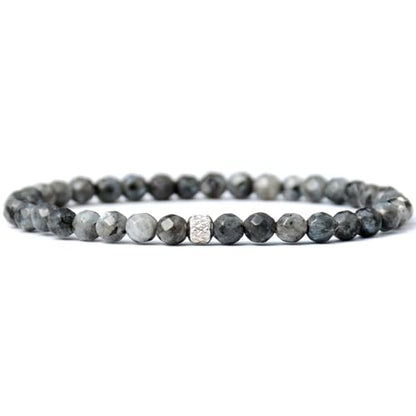 Handmade Stretch Gemstone Bead Bracelet - 4mm Natural Women's Jewelry