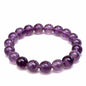 Natural Handmade Healing Chakra Bracelet - color: 12mm-Amethyst-FOR 8-8.7 INCH WRIST
