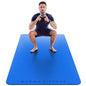 Large Exercise Mat – Extra Thick 10mm Workout Mat (72"x32") – Non-Slip TPE Yoga Mat for Women & Men – Pilates, HIIT, Fitness & Home Gym Mat – Includes Free Carry Bag - color: Blue