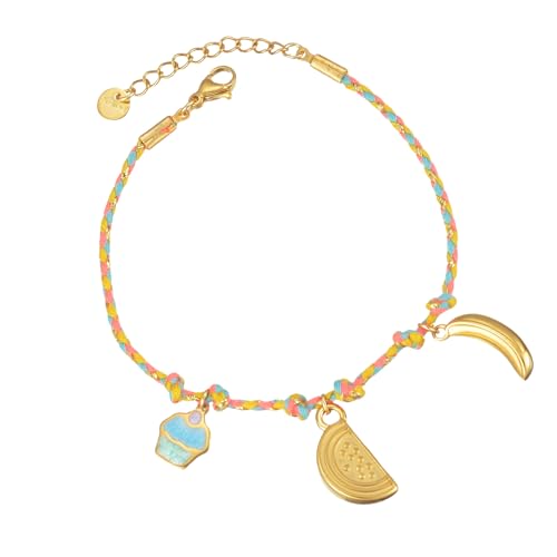 Minimalist Vintage Styles Adjustable Rope Chain Bracelet for Women Lightweight Everyday Jewelry - color: B1212 A
