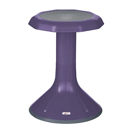 ECR4Kids ACE Active Core Engagement Wobble Stool, 18-Inch Seat Height, Flexible Seating, Eggplant - color: Eggplant