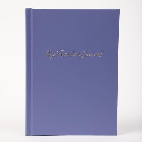 LifeStory Publishing Hard Cover 5 Year Journal | The Easiest to Use Five Year Journal | Quick and Easy Five Year Daily Journal System | 6x8.25 Inch Size (Periwinkle Blue) - color: Periwinkle Blue