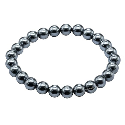 Amazing Gemstone Crystal Bracelet for Women Men's Gifts - Protection Healing Crystal Bracelet - 8mm Gemstone Beaded Stretchable Bracelet Pulseras Para Hombres Mujer Stocking Stuffers Mothers Day Gift (Black Pearl) - color: Black Pearl