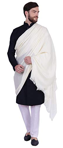 Large Prayer Shawl Pure Wool Wrap India Clothing Gift for Men & Women