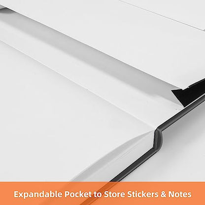 BOSSAND Lined Journal Notebooks, 6 Pack A5 Journals for Writing, 200 Pages 100 GSM Thick College Ruled Paper, Hardcover, 8.25 inches x 5.75 inches, Black - color: Black