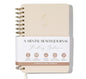 FINDING BALANCE Mental Health Journal – 6-Month Daily Journal with Prompts for Mindfulness, Self-Care & Healing – Anxiety & Depression Relief – Beige Spiral