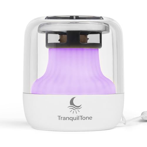 Mini Sleep Sound Machine for Baby, Kids & Adults – 15 Calming Sounds, Soft Night Light, USB-C Rechargeable (10+ hrs), Timer – Portable Travel White Noise Machine by TranquilTone