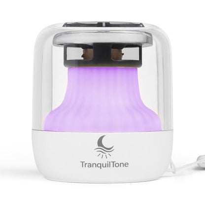 Mini Sleep Sound Machine for Baby, Kids & Adults – 15 Calming Sounds, Soft Night Light, USB-C Rechargeable (10+ hrs), Timer – Portable Travel White Noise Machine by TranquilTone