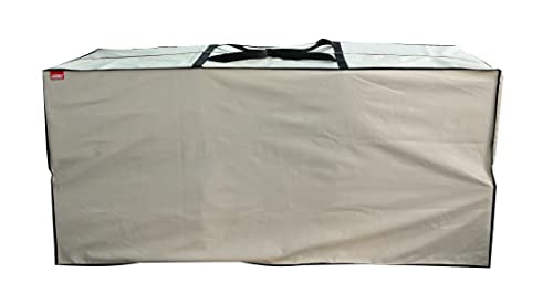 Outdoor Rectangular Cushion/Cover Storage Bag, Protective Zippered Storage Bags with Handles, 60"X20"X28" Beige - color: Beige, size: 60"X20"X28"