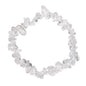 Zenergy Gems Charged Premium Natural Crystal Chip Bead Bracelet + Moroccan Selenite Charging Crystal [Included] - color: Amplifier Quartz (Clear - Top Grade)