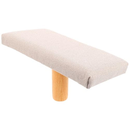 Levemolo Stool with Cushion Portable Wooden Balance Chair Seiza Bench for Adults Over 150cm Height Prayer and Seating
