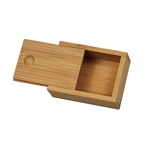 minkissy 1Pc Fashionable Storage Box with Pull out Lid Stylish Jewelry Case for Home Office Decoration Friends