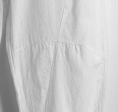 perdontoo Men's Linen Cotton Loose Fit Casual Lightweight Elastic Waist Summer Beach Pants