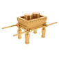 VOSAREA Religious Festival Tabletop Decoration: Golden Miniature Altar - Wealth Blessing Table Centerpiece - Fengshui Housewarming Decor - size: 18.00X8.50X7.30CM