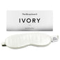Pure Silk Sleep Mask [100% 6A Mulberry Silk, 22 Momme] Light Blocking Travel Essentials. Eye Masks for Sleeping. Black Oeko-Tex Blindfold. Eye Covers for Men & Women - color: Ivory White