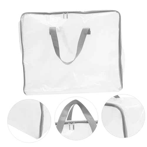 VALICLUD Pvc Polyester Storage Bag Bedding Storage Bags Handles for Closet Camping