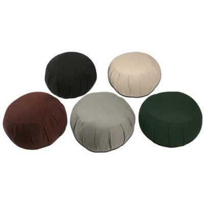 Kapok Zafu and Zabuton Meditation Cushion Set (2pc) - color: Black