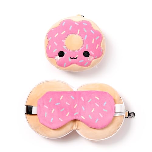 Puckator Travel Cushion with Relaxeazzz Mask - Donut